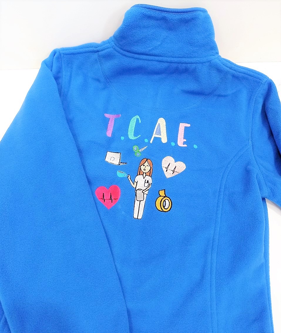 Polar TCAE sanitarios bordado