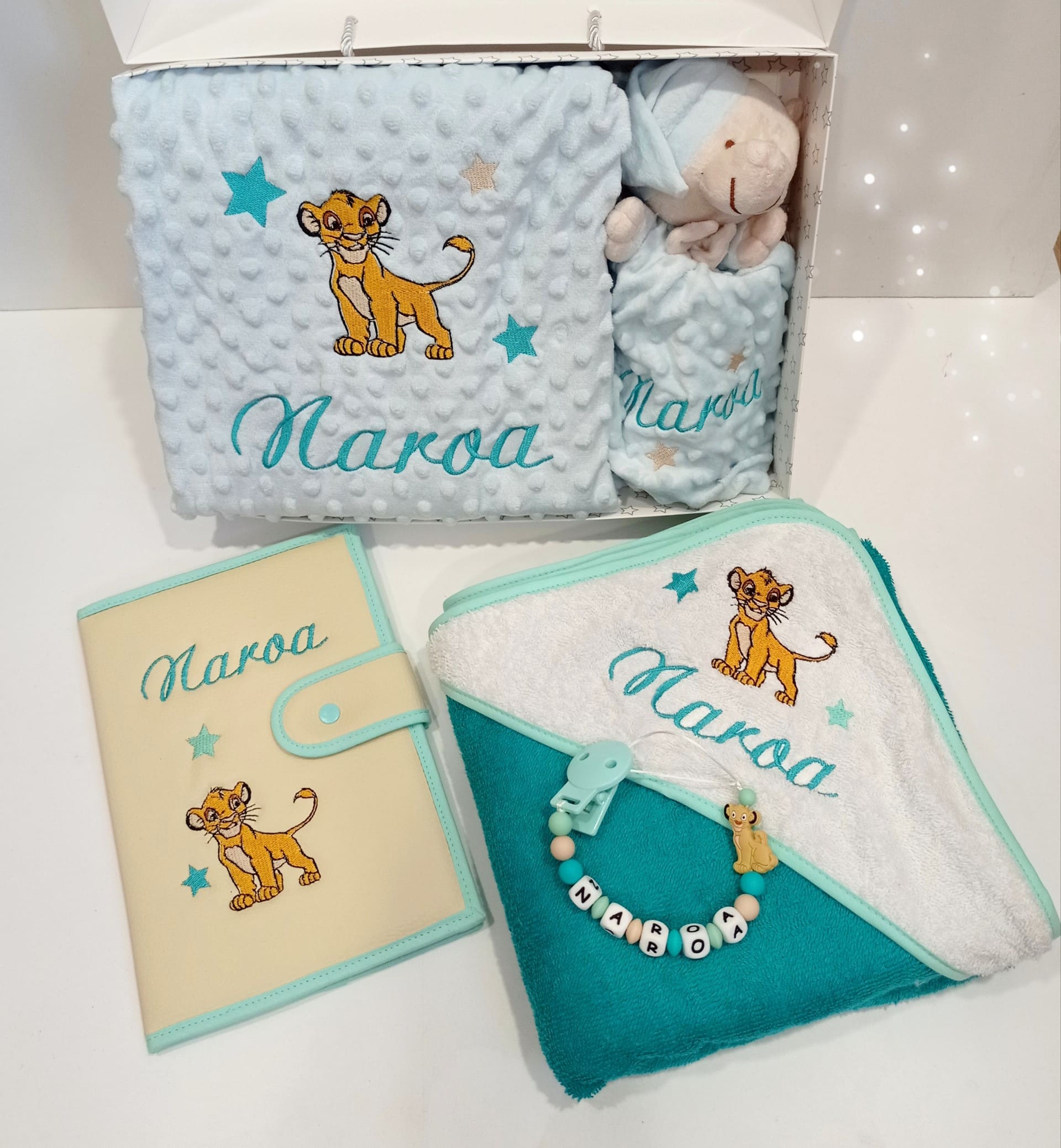 Pack nacimiento Simba turquesa