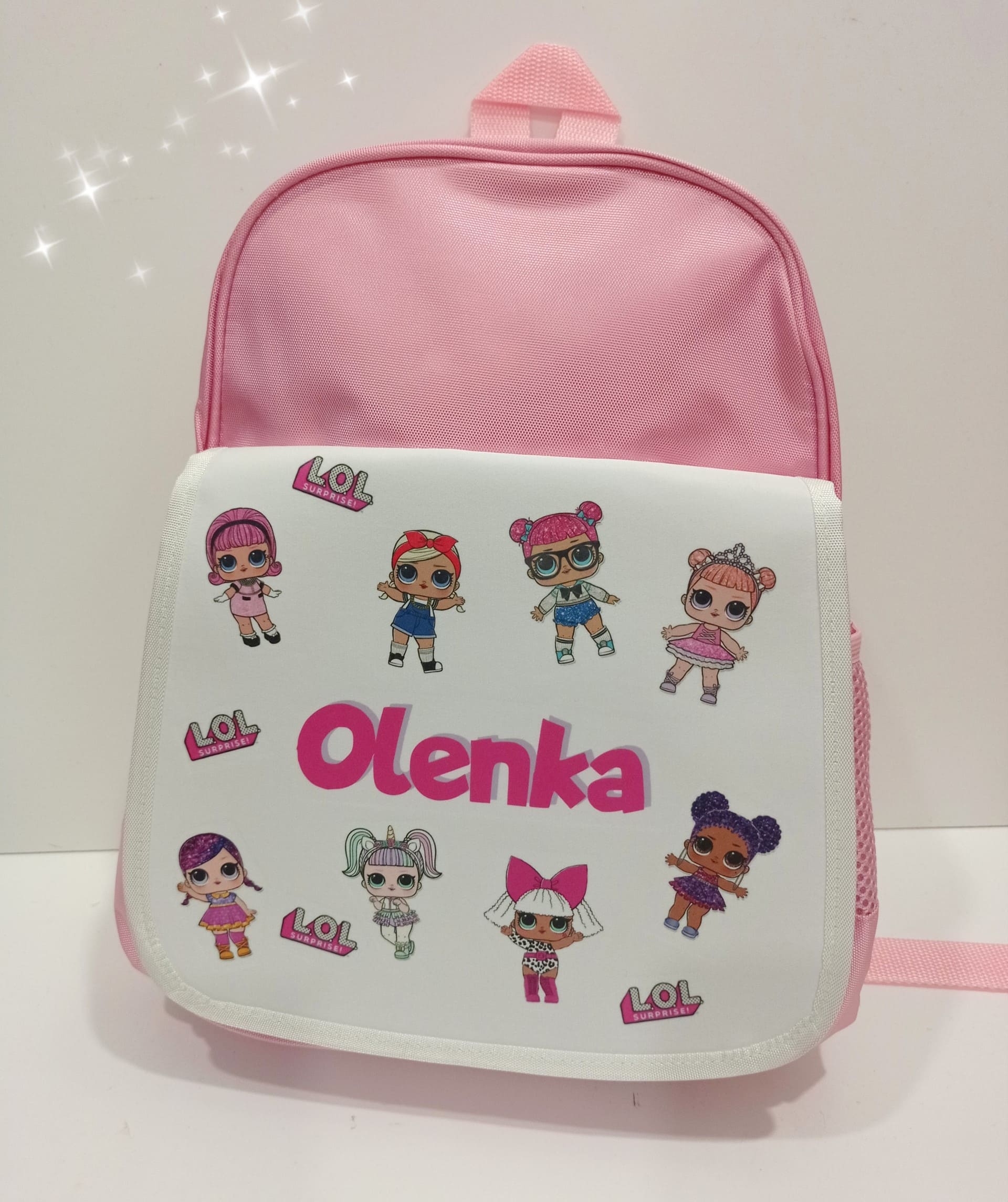 Mochila Estampada rosa