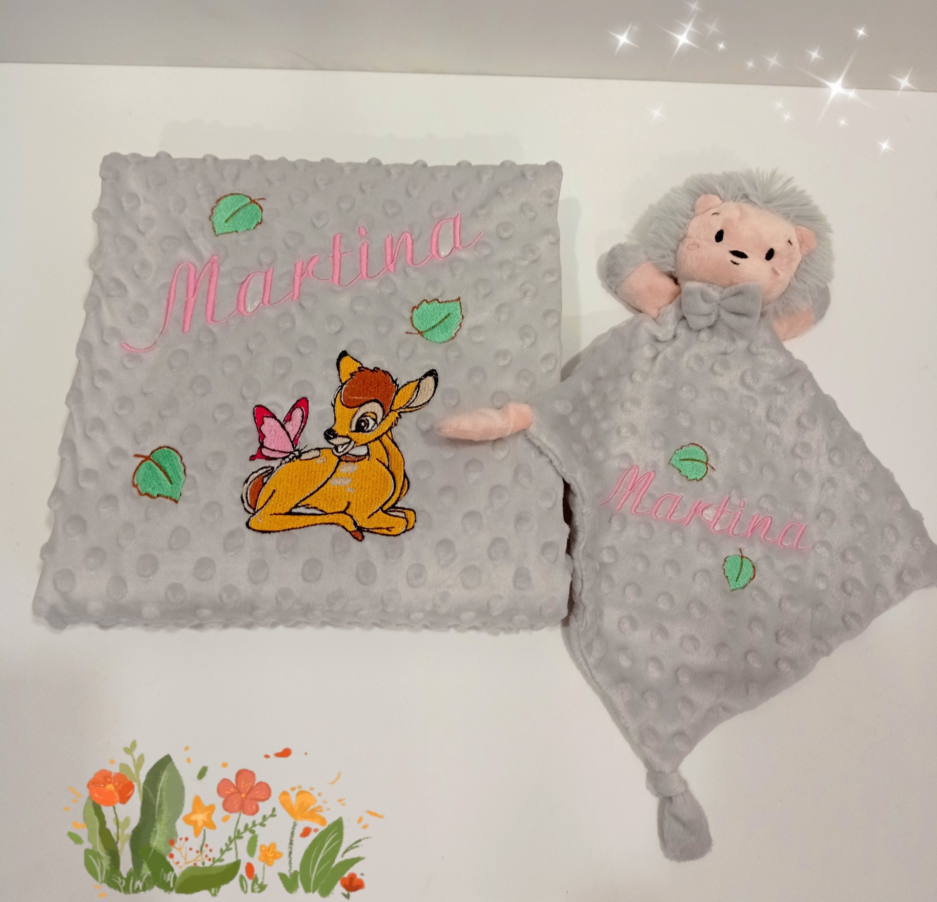 Manta con dou du Bambi