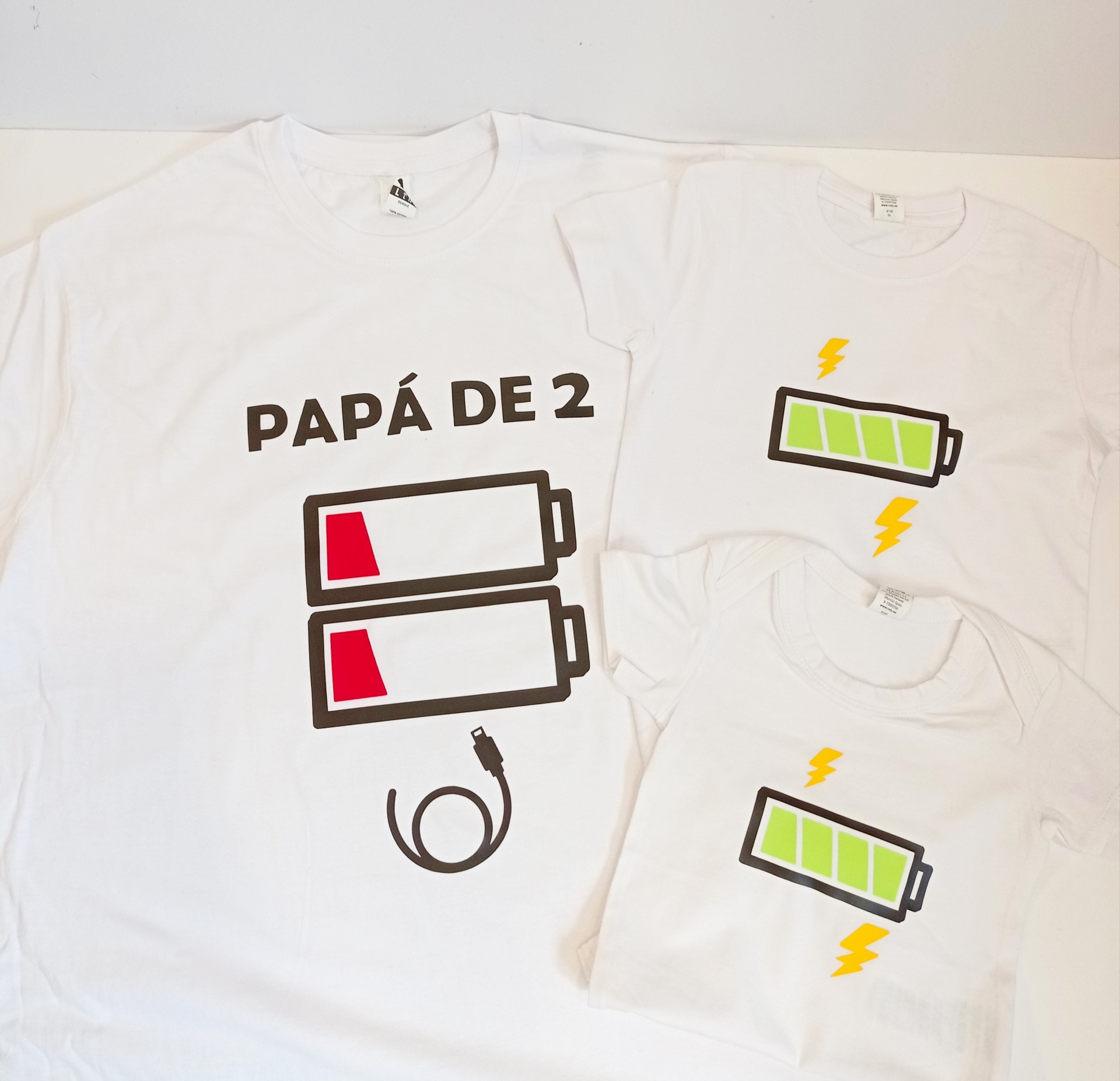 Camisetas Pilas papá