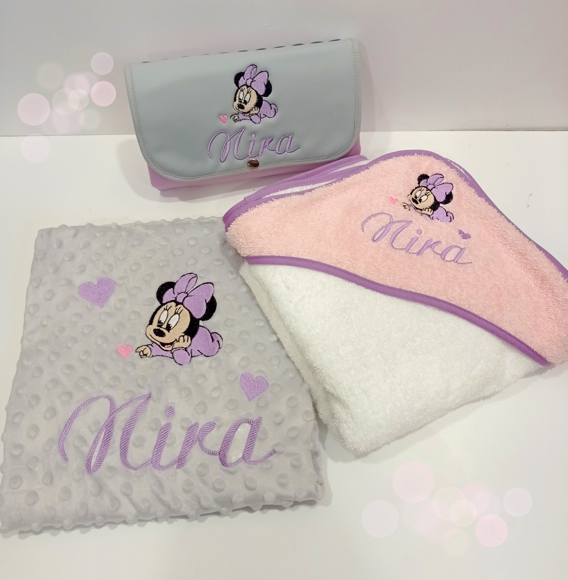 Pack Nacimiento gris Minnie